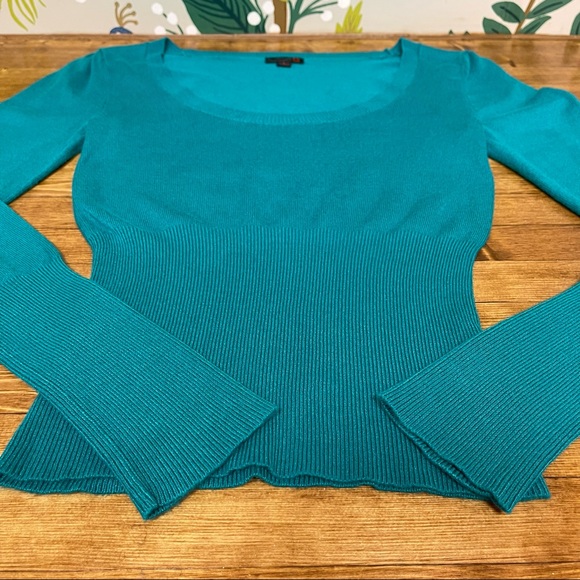 G By Guess Teal Fitted Sweater *EUC* - Picture 8 of 12